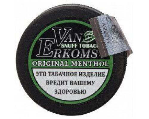 Нюхательный табак Van Erkoms Original Menthol 10 гр.
