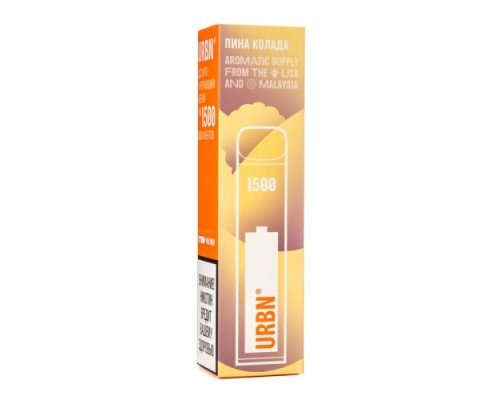 Купить Электронная сигарета Urbn Пина Колада 1500 затяжек по оптовой цене