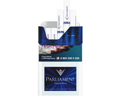 Купить Сигареты Парламент Найт Блю (Parliament Nigh Blue) по оптовой цене