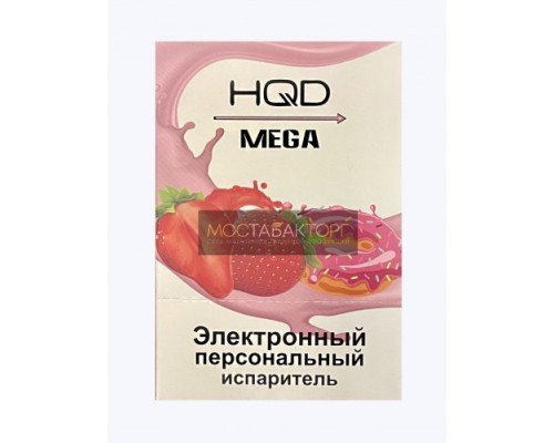 Купить HQD Mega Strawberry Donut (HQD Мега Клубничный Пончик) по оптовой цене