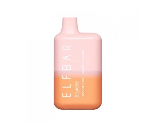 Купить Электронная сигарета Эльф Бар 4000 затяжек Маракуйя Апельсин Гуава (Elf Bar BC 4000 Passion Fruit Orange Guava) по оптовой цене