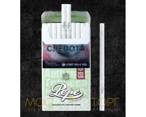 Купить Сигареты Пепе Изи Грин Супер Слим (Pepe Easy Green Superslim) по оптовой цене