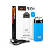 Перезаправляемая Под-система Бруско Миникан (Brusko Minican) 350 mah, Синий